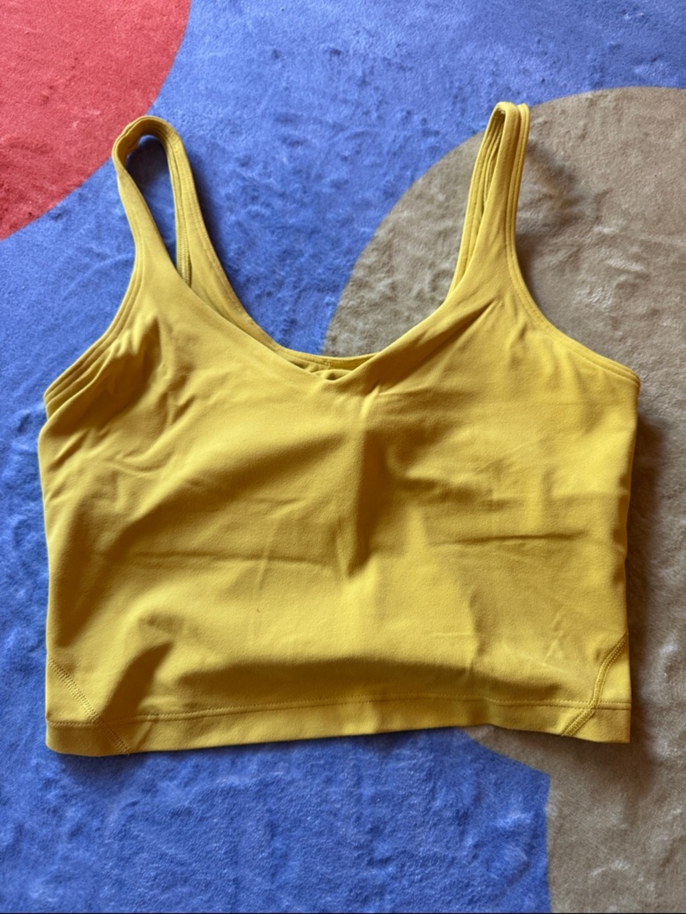 lululemon athletica Sunny Yellow Cropped Tank